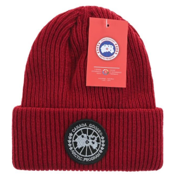 Canada Goose Beanie Black Logo