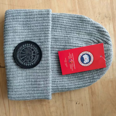 Canada Goose Beanie Black Logo